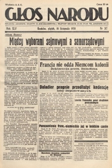 Głos Narodu. 1938, nr 317