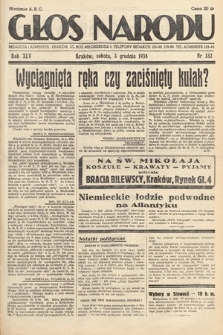 Głos Narodu. 1938, nr 332
