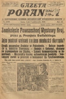 Gazeta Poranna : ilustrowany dziennik informacyjny wschodnich kresów. 1929, nr 8998