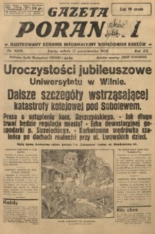 Gazeta Poranna : ilustrowany dziennik informacyjny wschodnich kresów. 1929, nr 9008
