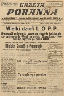 Gazeta Poranna : ilustrowany dziennik informacyjny wschodnich kresów. 1929, nr 9011