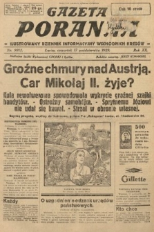 Gazeta Poranna : ilustrowany dziennik informacyjny wschodnich kresów. 1929, nr 9013