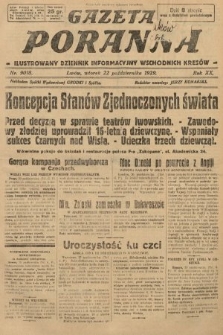 Gazeta Poranna : ilustrowany dziennik informacyjny wschodnich kresów. 1929, nr 9018