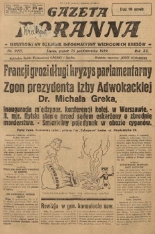 Gazeta Poranna : ilustrowany dziennik informacyjny wschodnich kresów. 1929, nr 9021