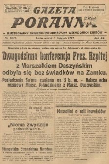 Gazeta Poranna : ilustrowany dziennik informacyjny wschodnich kresów. 1929, nr 9032