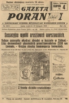 Gazeta Poranna : ilustrowany dziennik informacyjny wschodnich kresów. 1929, nr 9051