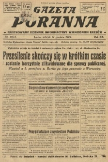 Gazeta Poranna : ilustrowany dziennik informacyjny wschodnich kresów. 1929, nr 9074