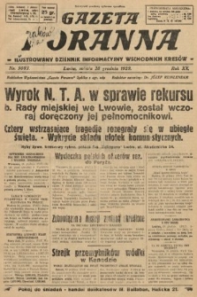 Gazeta Poranna : ilustrowany dziennik informacyjny wschodnich kresów. 1929, nr 9083