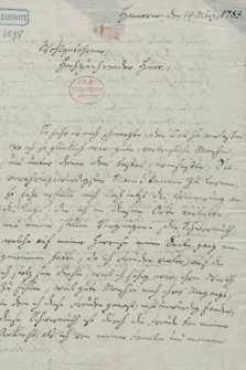 List do Mosesa Mendelssohna