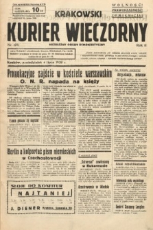 Krakowski Kurier Wieczorny : niezależny organ demokratyczny. 1938, nr 178