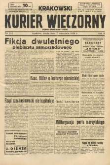 Krakowski Kurier Wieczorny : pismo demokratyczne. 1938, nr 243