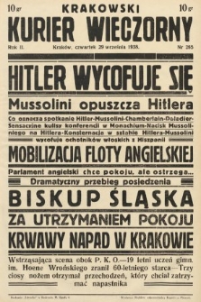 Krakowski Kurier Wieczorny : pismo demokratyczne. 1938, nr 265
