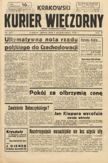 Krakowski Kurier Wieczorny : pismo demokratyczne. 1938, nr 267
