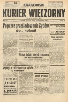 Krakowski Kurier Wieczorny : pismo demokratyczne. 1938, nr 312
