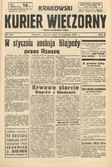 Krakowski Kurier Wieczorny : pismo demokratyczne. 1938, nr 340