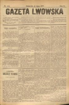 Gazeta Lwowska. 1897, nr 114