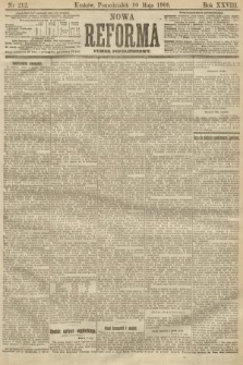 Nowa Reforma (numer popołudniowy). 1909, nr 212