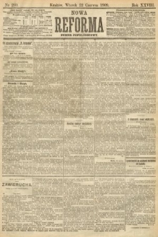 Nowa Reforma (numer popołudniowy). 1909, nr 280