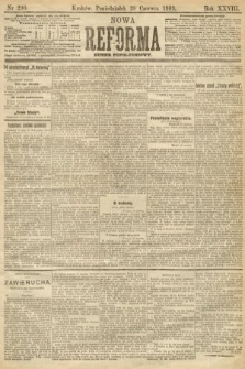Nowa Reforma (numer popołudniowy). 1909, nr 290