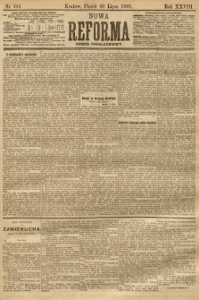Nowa Reforma (numer popołudniowy). 1909, nr 344
