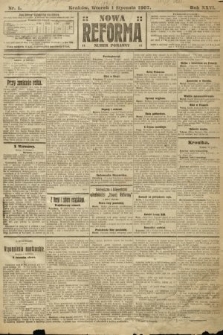 Nowa Reforma (numer poranny). 1907, nr 1