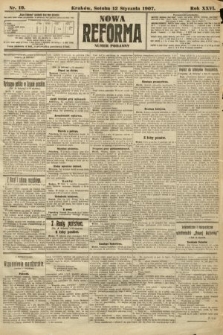 Nowa Reforma (numer poranny). 1907, nr 19