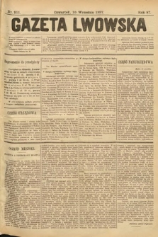 Gazeta Lwowska. 1897, nr 211