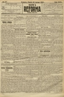 Nowa Reforma (numer poranny). 1907, nr 87