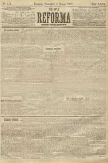 Nowa Reforma (numer popołudniowy). 1907, nr 110