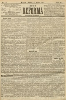 Nowa Reforma (numer popołudniowy). 1907, nr 118