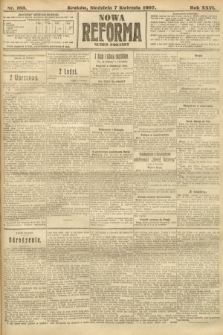 Nowa Reforma (numer poranny). 1907, nr 160