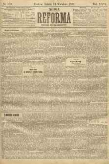Nowa Reforma (numer popołudniowy). 1907, nr 170