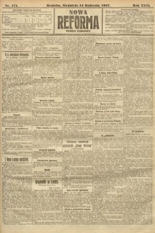 Nowa Reforma (numer poranny). 1907, nr 171