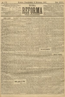 Nowa Reforma (numer popołudniowy). 1907, nr 172