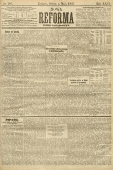 Nowa Reforma (numer popołudniowy). 1907, nr 206