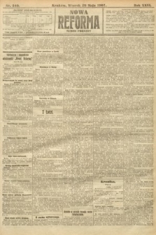 Nowa Reforma (numer poranny). 1907, nr 240