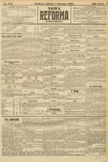 Nowa Reforma (numer poranny). 1907, nr 246