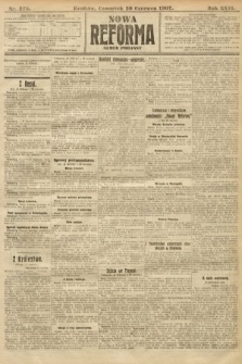 Nowa Reforma (numer poranny). 1907, nr 278