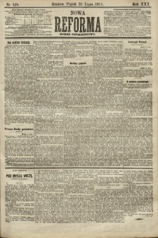 Nowa Reforma (numer popołudniowy). 1911, nr 329