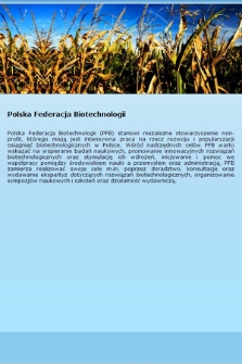 Polska Federacja Biotechnologii