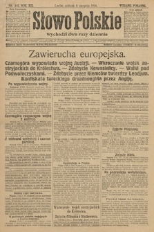 Słowo Polskie (wydanie poranne). 1914, nr 345