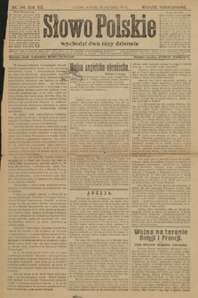 Słowo Polskie (wydanie popołudniowe). 1914, nr 346