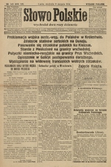 Słowo Polskie (wydanie poranne). 1914, nr 347