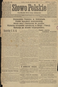 Słowo Polskie (wydanie poranne). 1914, nr 350
