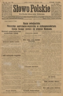 Słowo Polskie (wydanie poranne). 1914, nr 412