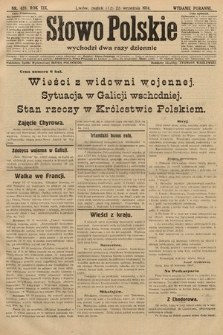 Słowo Polskie (wydanie poranne). 1914, nr 428