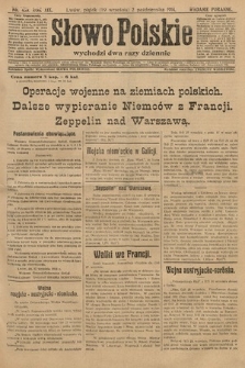 Słowo Polskie (wydanie poranne). 1914, nr 439
