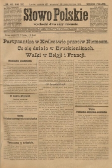 Słowo Polskie (wydanie poranne). 1914, nr 453