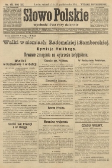 Słowo Polskie (wydanie popołudniowe). 1914, nr 482