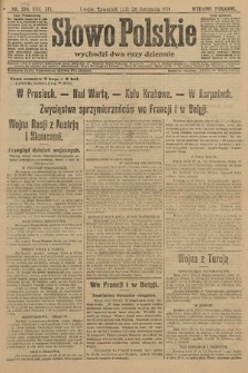 Słowo Polskie (wydanie poranne). 1914, nr 533